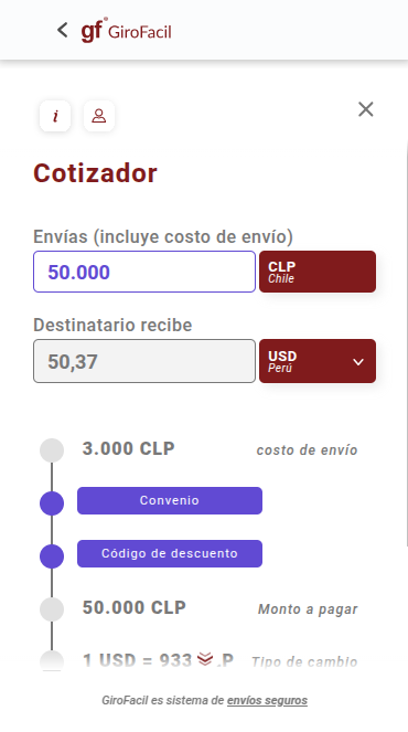 Inicio Transacción Mobile