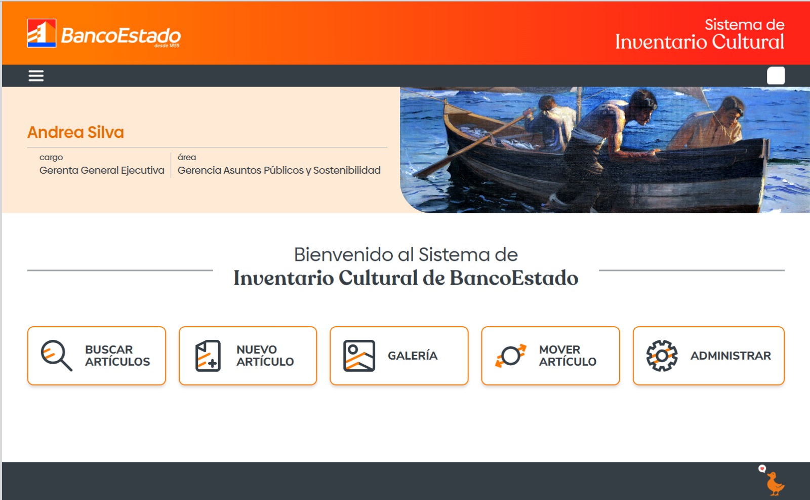 Vista Incio Dashboard
