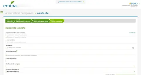 Asistente de campaña - paso 5.